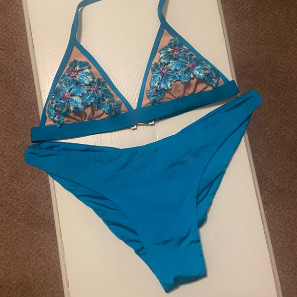 Beach Bunny Swim Beach Bunny Tiger Lily Bikini Set Sl Poshmark